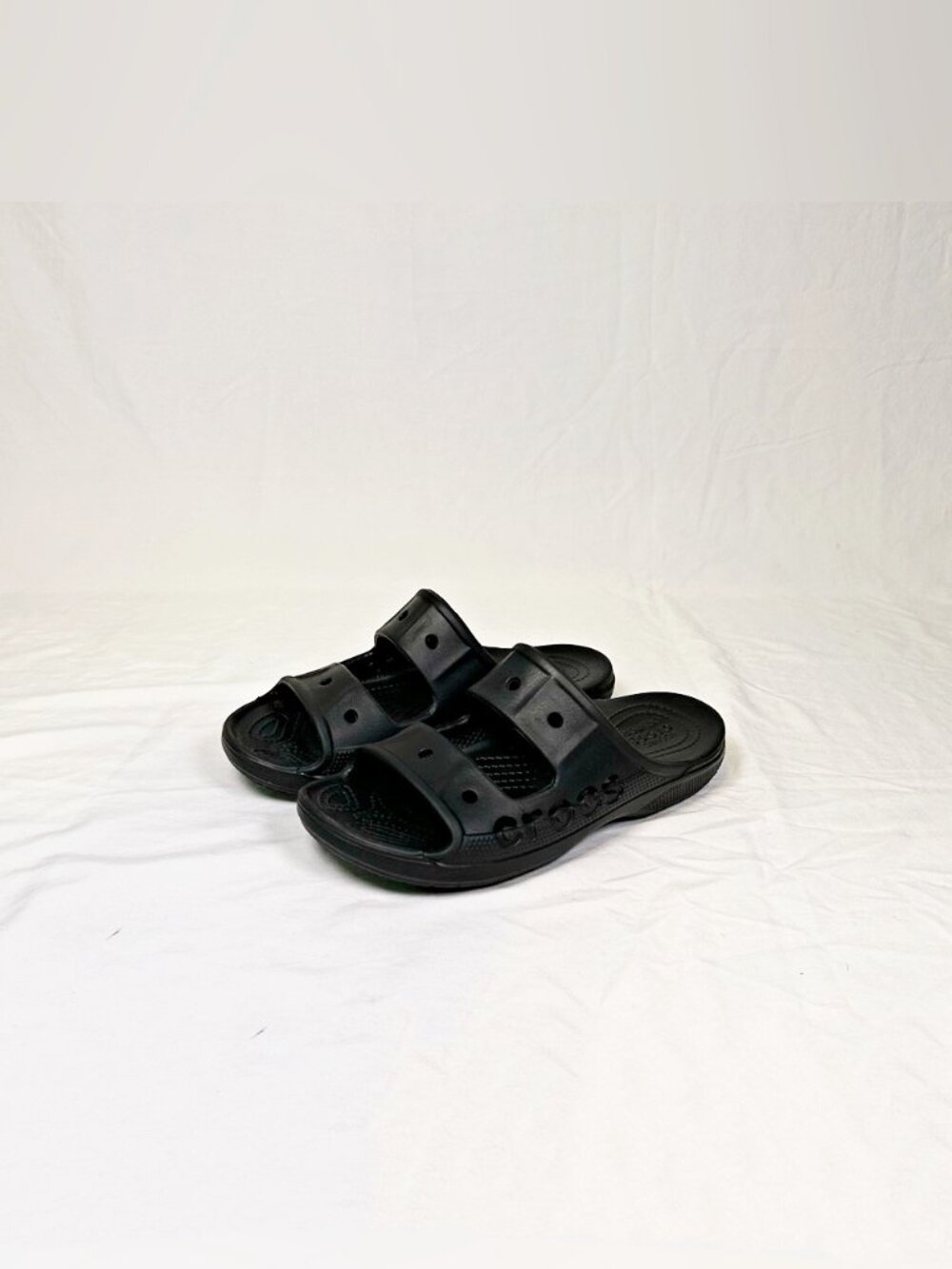 Crocs Baya Black Unisex Croslite Sandals Slides~M-6/W-8~